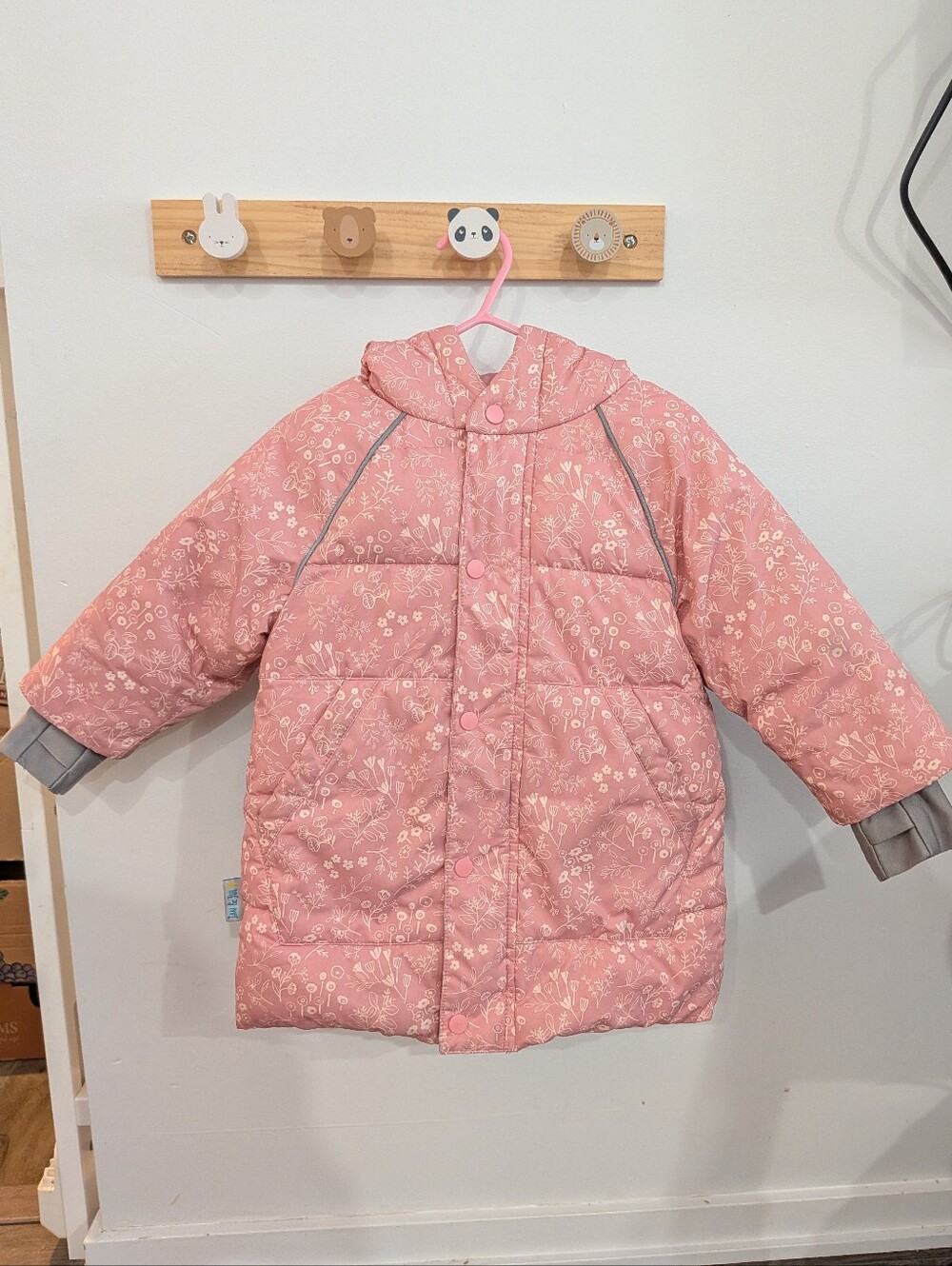 Jan & Jul Kids Winter Coat Prairie Flowers 1T